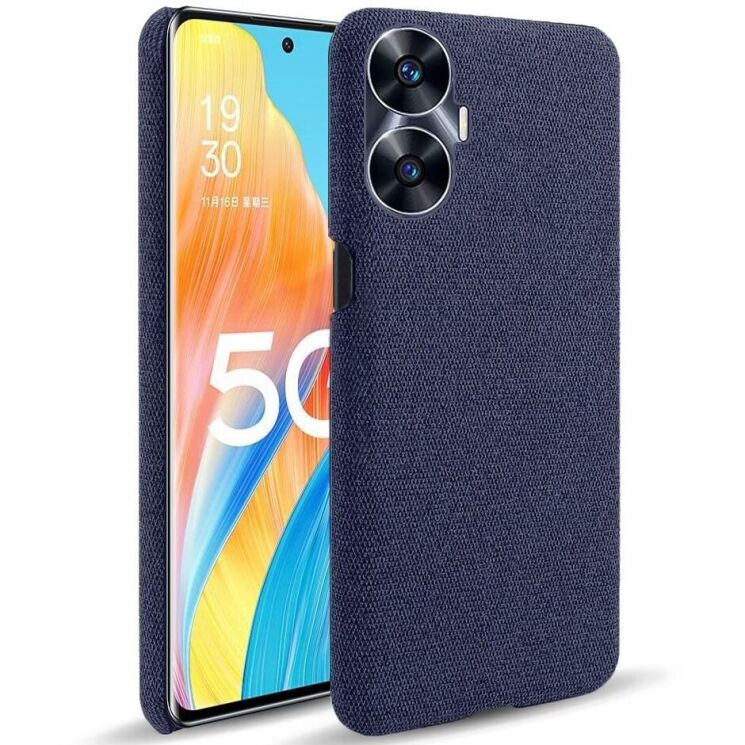 Защитный чехол KSQ Cloth Style для Realme C55 - Blue: фото 1 из 6