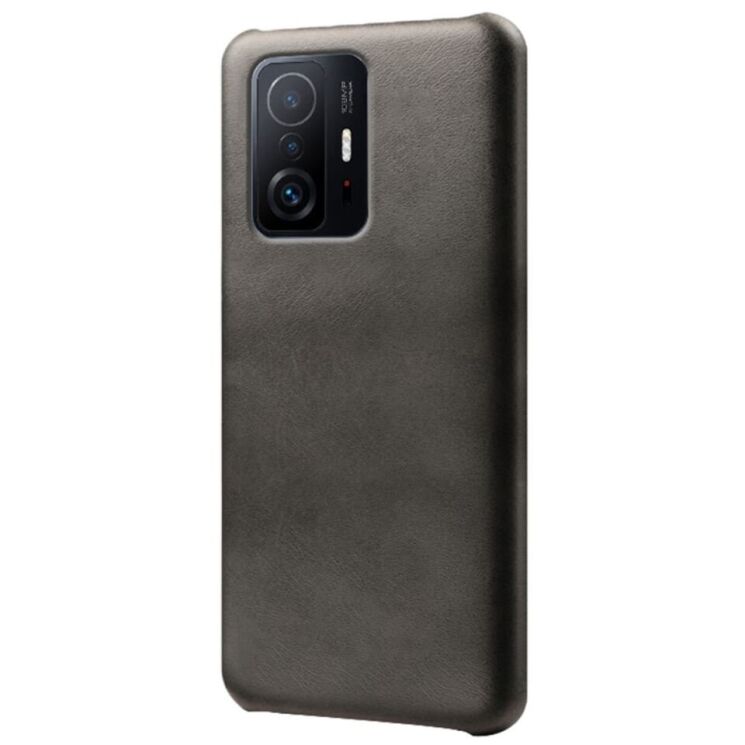 Защитный чехол KSQ Leather Cover для Xiaomi 11T / 11T Pro - Black: фото 1 из 4