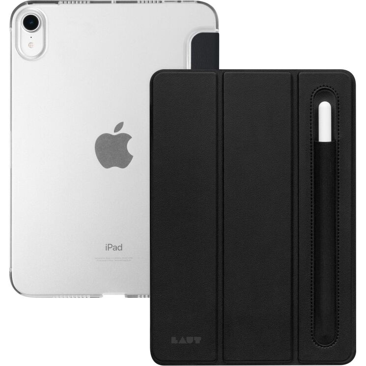 Защитный чехол Laut HUEX FOLIO для Apple iPad mini 6 / 7 (2021/2024) L_IPM7_HF_BK - Black: фото 1 из 4