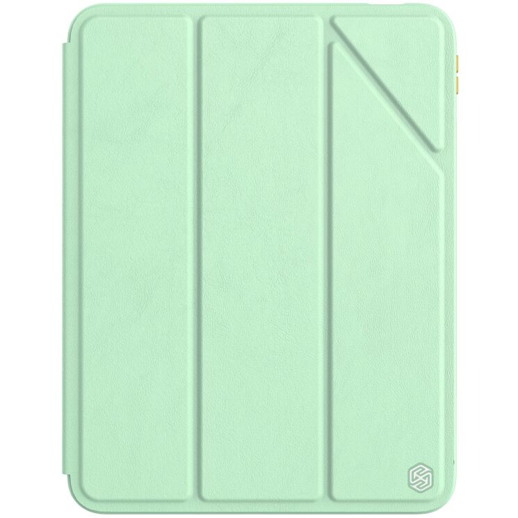 Защитный чехол NILLKIN Bevel Leather Case для Apple iPad 10.9 (2022) / iPad 11 (2025) - Green: фото 1 из 23