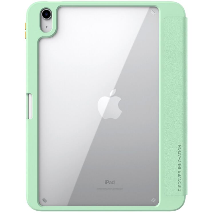 Защитный чехол NILLKIN Bevel Leather Case для Apple iPad 10.9 (2022) / iPad 11 (2025) - Green: фото 2 из 23
