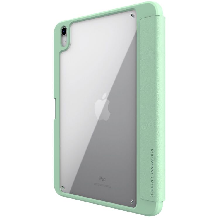 Защитный чехол NILLKIN Bevel Leather Case для Apple iPad 10.9 (2022) / iPad 11 (2025) - Green: фото 3 из 23