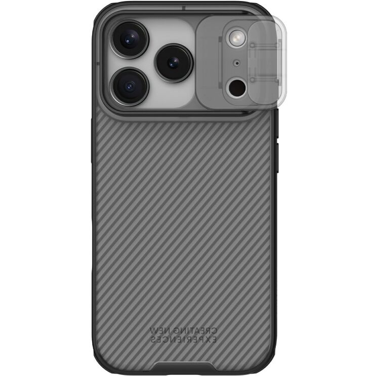 Защитный чехол NILLKIN CamShield Pro (Clear Version) для iPhone 18 Pro Max - Grey: фото 3 из 17