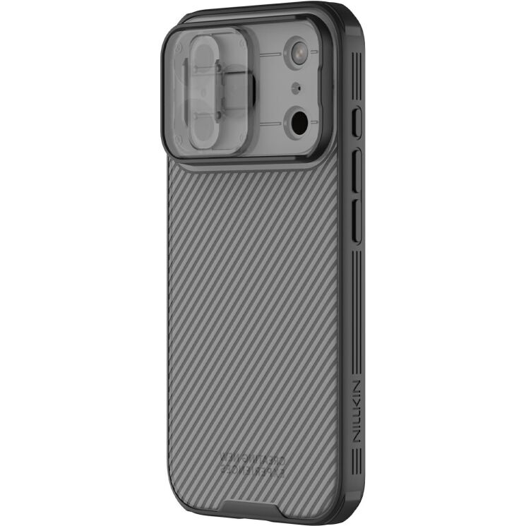 Защитный чехол NILLKIN CamShield Pro (Clear Version) для iPhone 18 Pro Max - Grey: фото 2 из 17