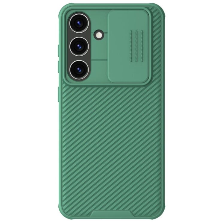 Защитный чехол NILLKIN CamShield Pro для Samsung Galaxy S24 - Green: фото 1 из 12