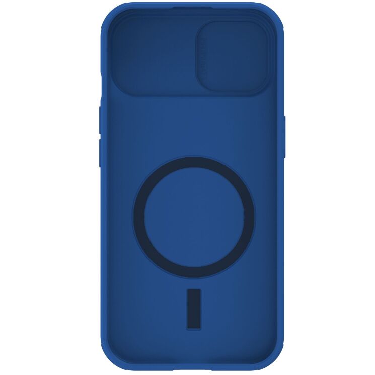 Защитный чехол NILLKIN CamShield Pro Magnetic для Apple iPhone 15 - Blue: фото 6 из 13
