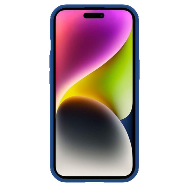 Защитный чехол NILLKIN CamShield Pro Magnetic для Apple iPhone 15 - Blue: фото 5 из 13