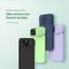 Защитный чехол NILLKIN CamShield Silky Silicone Case для Apple iPhone 14 - Blue (304551L). Фото 3 из 13