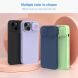 Защитный чехол NILLKIN CamShield Silky Silicone Case для Apple iPhone 14 - Blue (304551L). Фото 11 из 13