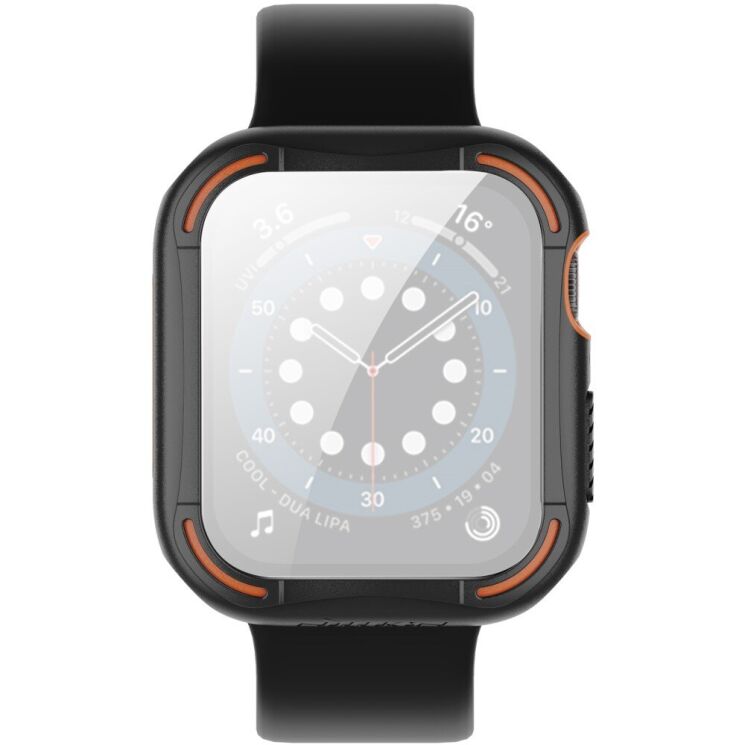 Защитный чехол NILLKIN CrashBumper для Apple Watch 44 mm / SE 44 mm - Black: фото 1 из 19