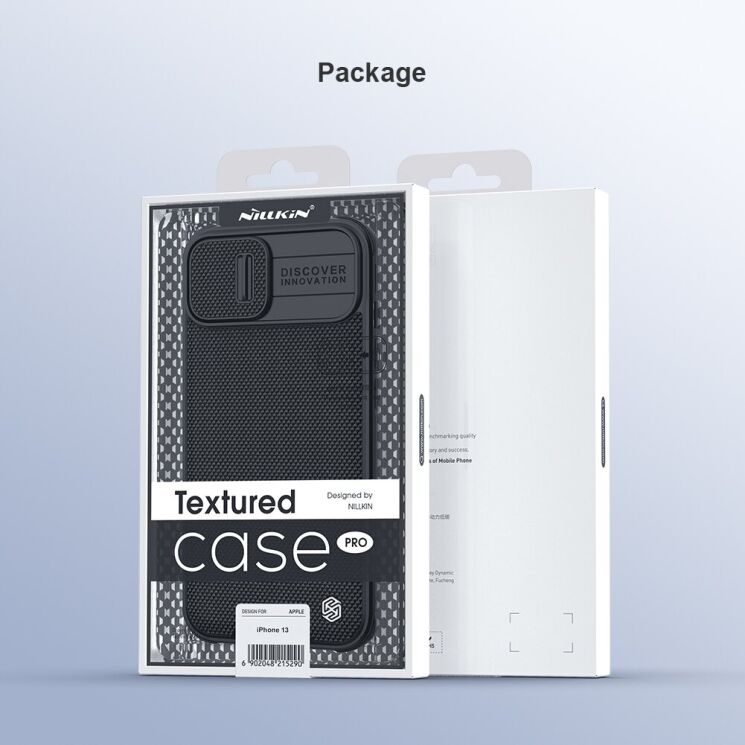 Защитный чехол NILLKIN Textured Case Pro для Apple iPhone 13 - Black: фото 17 из 17