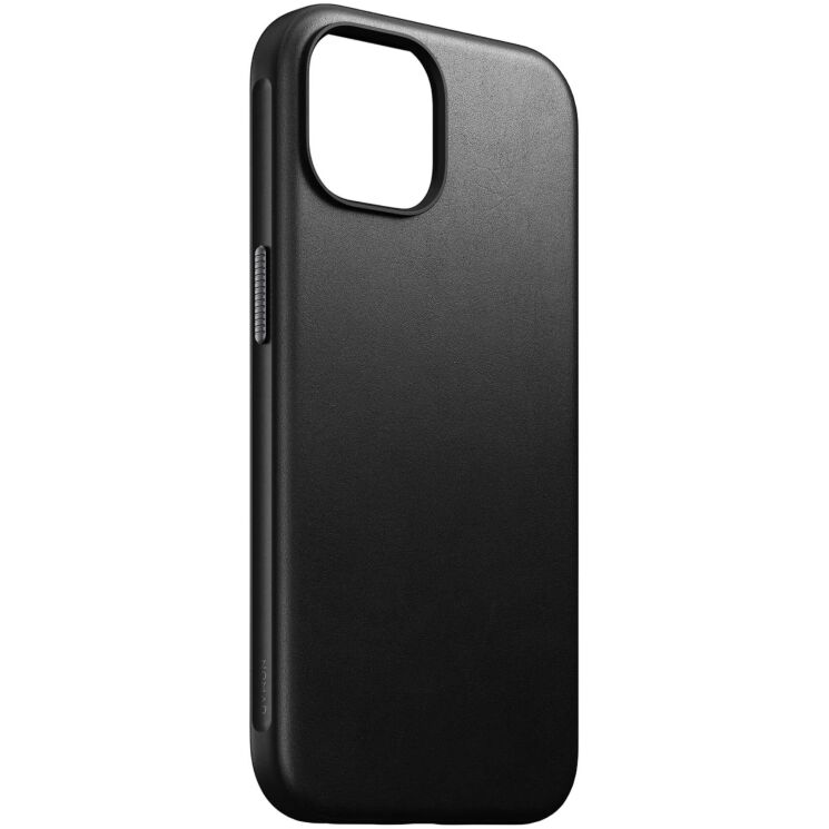 Защитный чехол Nomad Modern Leather Case для Apple iPhone 15 - Black: фото 5 из 14
