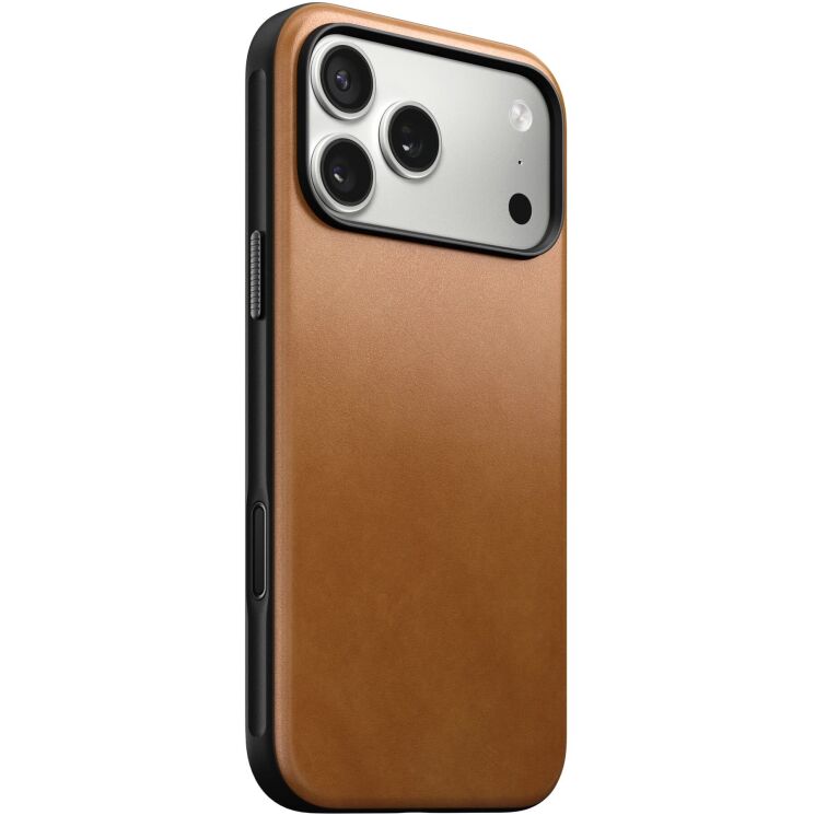 Захисний чохол Nomad Modern Leather Case для iPhone 17 Pro Max (NM014261858) - English Tan (411121LZ) Захисний чохол Nomad Modern Leather Case для iPhone 17 Pro Max (NM014261858) - English Tan: фото 2 з 15