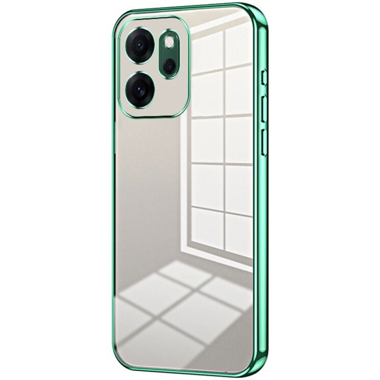 Защитный чехол Reframe Electroplating Frame для OPPO Reno 14 F/FS - Green: фото 1 из 7