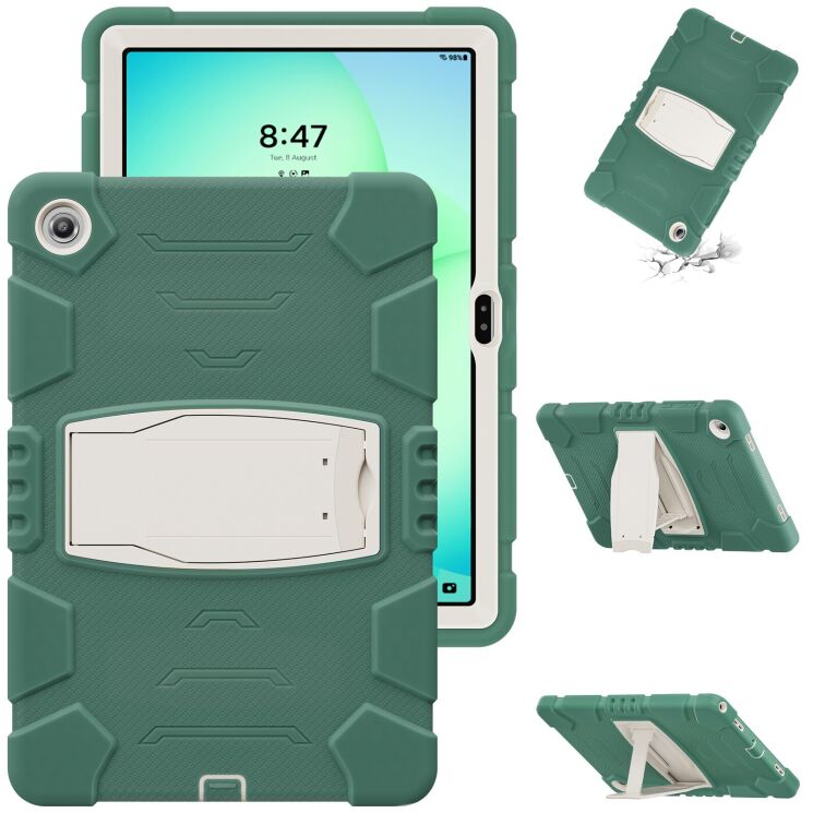 Защитный чехол Reframe Hybrid Armor для Samsung Galaxy Tab A11 Plus (X230/236) - Emerald Green: фото 1 из 9