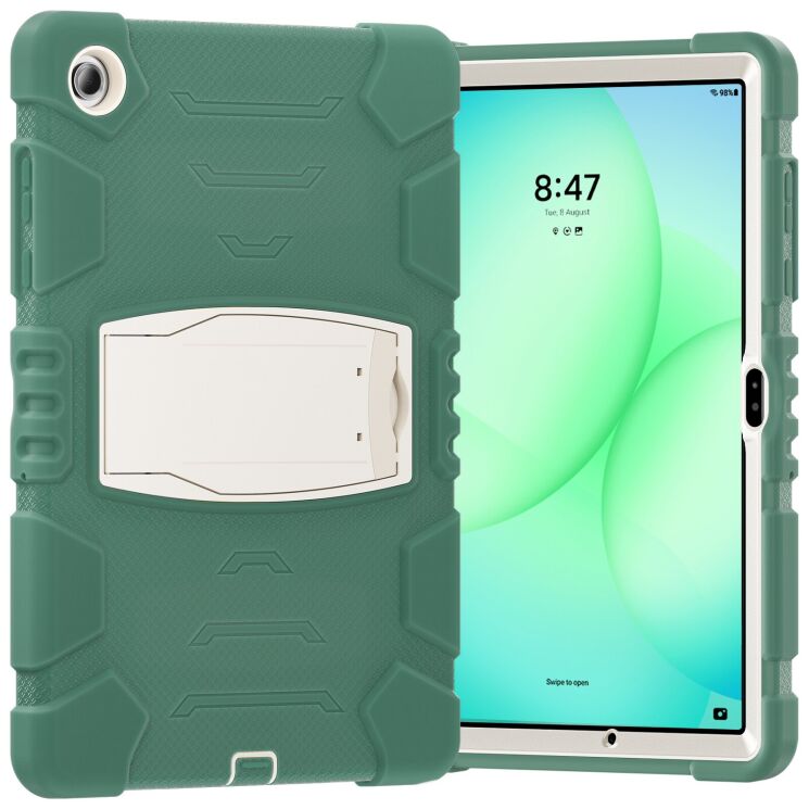Защитный чехол Reframe Hybrid Armor для Samsung Galaxy Tab A11 Plus (X230/236) - Emerald Green: фото 2 из 9