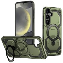 Защитный чехол Reframe Hybrid Magnetic для Samsung Galaxy S26 - Green: фото 1 из 7