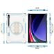Захисний чохол Reframe Kickstand Strap для Samsung Galaxy Tab S7 / S8 / S9 / S9 FE (T870/T875/X700/X706/X710/X716/X510) - Blue (250160L). Фото 5 з 18