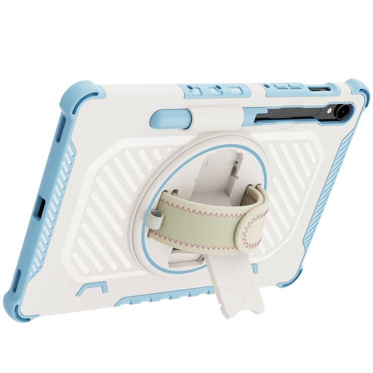 Захисний чохол Reframe Kickstand Strap для Samsung Galaxy Tab S7 / S8 / S9 / S9 FE (T870/T875/X700/X706/X710/X716/X510) - Blue: фото 3 з 18