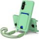 Захисний чохол Reframe Silicone Holder для Samsung Galaxy A36 (A366) / A56 (A566) - Green (380114G). Фото 1 з 7