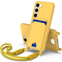 Защитный чехол Reframe Silicone Holder для Samsung Galaxy S23 (S911) - Yellow: фото 1 из 8