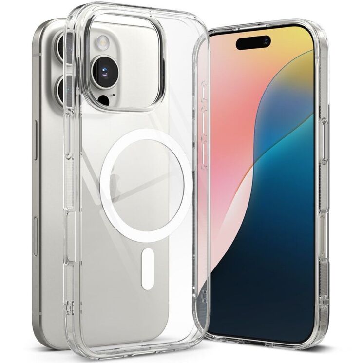 Защитный чехол Ringke Fusion Magnetic для Apple iPhone 16 Pro Max (8809961789489) - Clear: фото 2 из 16