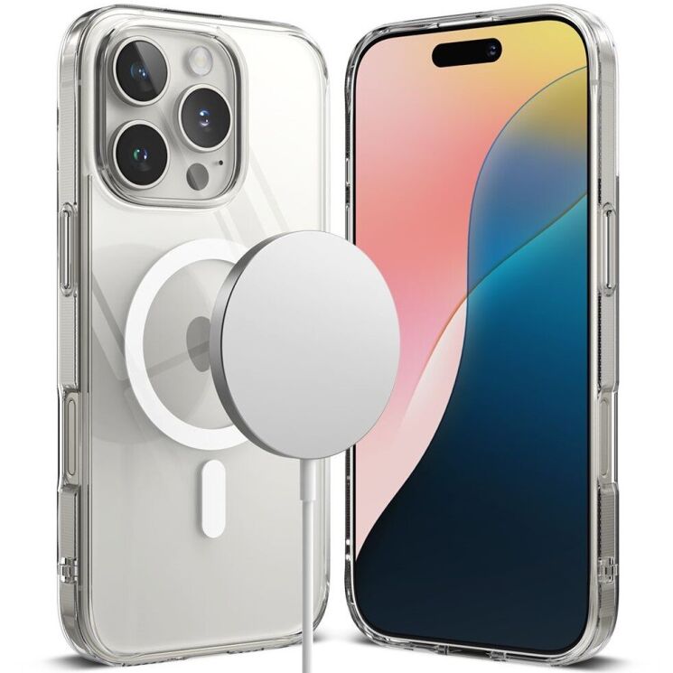 Защитный чехол Ringke Fusion Magnetic для Apple iPhone 16 Pro Max (8809961789489) - Clear: фото 1 из 16