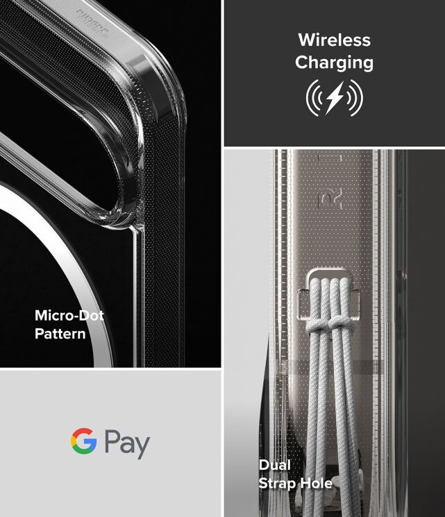 Захисний чохол Ringke Fusion Magnetic для Google Pixel 10 / 10 Pro - Clear: фото 16 з 18