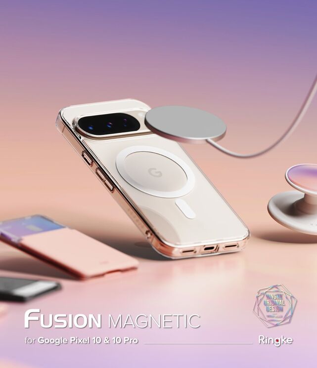 Захисний чохол Ringke Fusion Magnetic для Google Pixel 10 / 10 Pro - Clear: фото 4 з 18