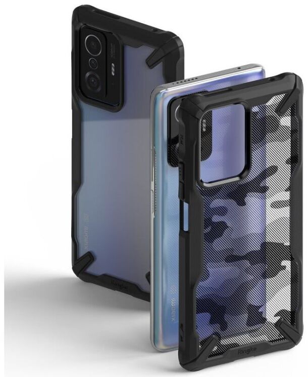Защитный чехол RINGKE Fusion X для Xiaomi 11T / 11T Pro - Black: фото 7 из 10