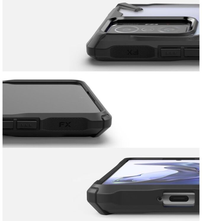Защитный чехол RINGKE Fusion X для Xiaomi 11T / 11T Pro - Black: фото 4 из 10