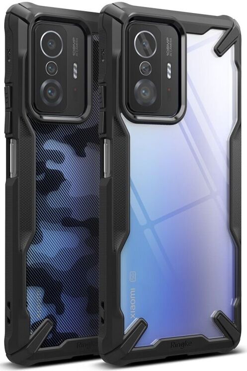Защитный чехол RINGKE Fusion X для Xiaomi 11T / 11T Pro - Black: фото 6 из 10