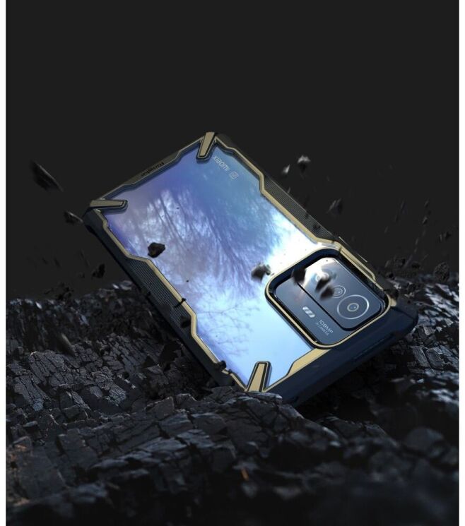 Защитный чехол RINGKE Fusion X для Xiaomi 11T / 11T Pro - Black: фото 9 из 10