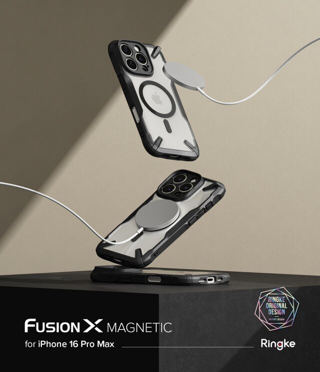 Защитный чехол Ringke Fusion X MagSafe для Apple iPhone 16 Pro Max (8800274962156) - Black: фото 2 из 16