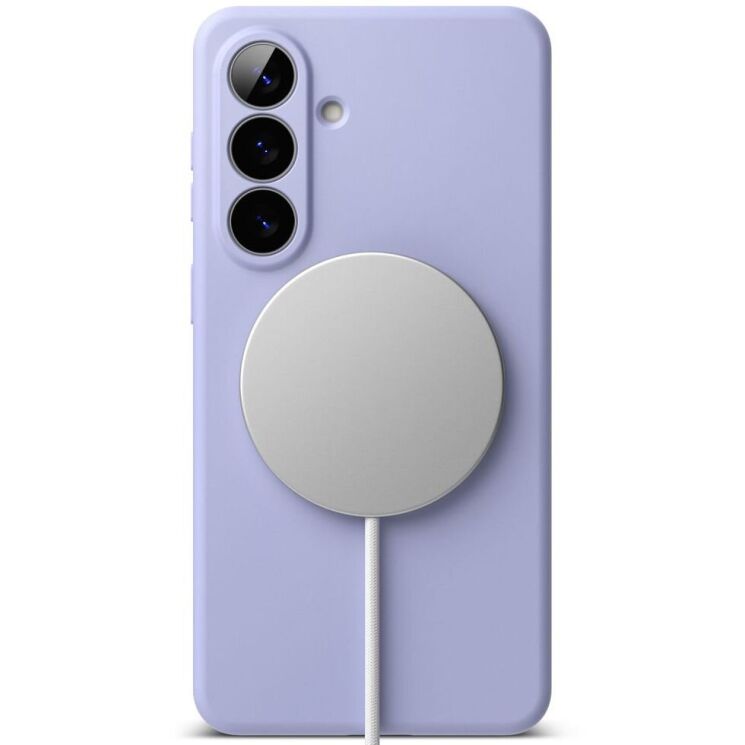 Защитный чехол Ringke Silicone Magnetic для Samsung Galaxy S26 (S942) 8800328815704 - Lavender: фото 3 из 18