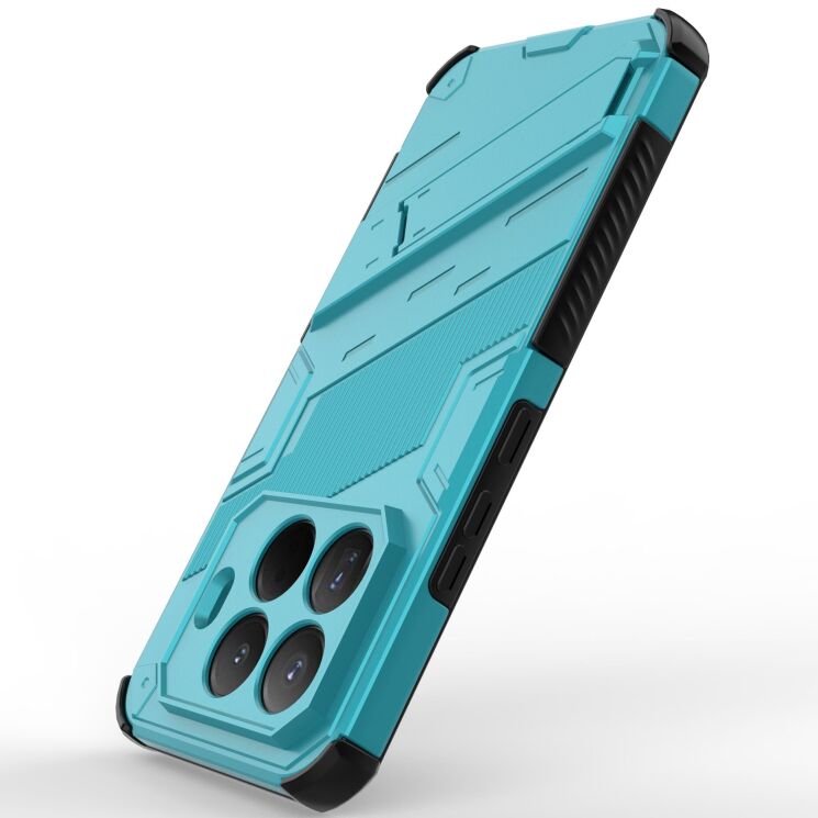 Захисний чохол з підставкою Deexe Bibercas для Xiaomi 15T Pro - Baby Blue (389844TT) Захисний чохол з підставкою Deexe Bibercas для Xiaomi 15T Pro - Baby Blue: фото 3 з 6