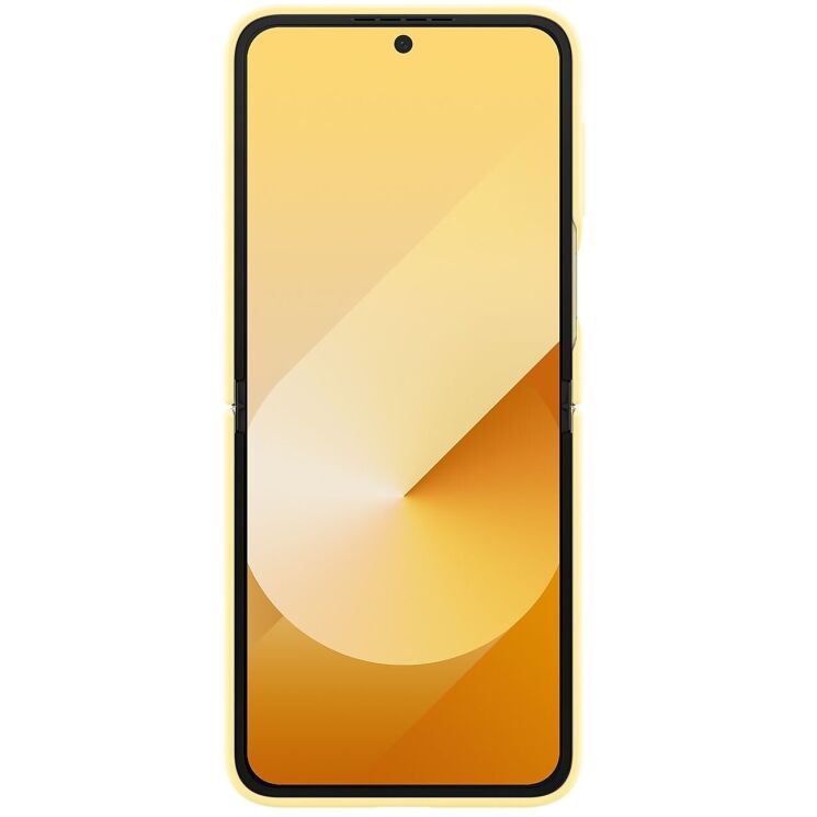 Защитный чехол Silicone Case (FF) для Samsung Galaxy Flip 6 (EF-PF741TYEGUA) - Yellow: фото 2 из 6