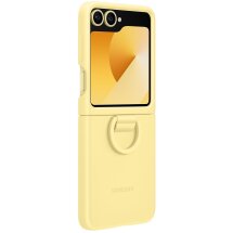 Защитный чехол Silicone Case (FF) для Samsung Galaxy Flip 6 (EF-PF741TYEGUA) - Yellow: фото 1 из 6