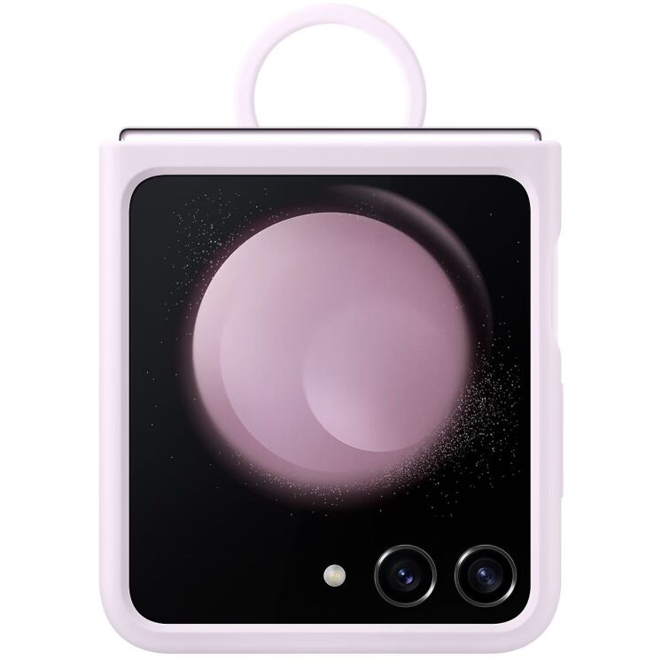 Захисний чохол Silicone Case with Ring для Samsung Galaxy Flip 5 (EF-PF731TVEGUA) - Lavender: фото 3 з 3