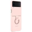 Защитный чехол Silicone Cover with Ring для Samsung Galaxy Flip 4 (EF-PF721TPEGUA) - Pink (302241P)