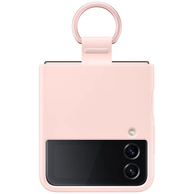 Защитный чехол Silicone Cover with Ring для Samsung Galaxy Flip 4 (EF-PF721TPEGUA) - Pink: фото 3 из 6