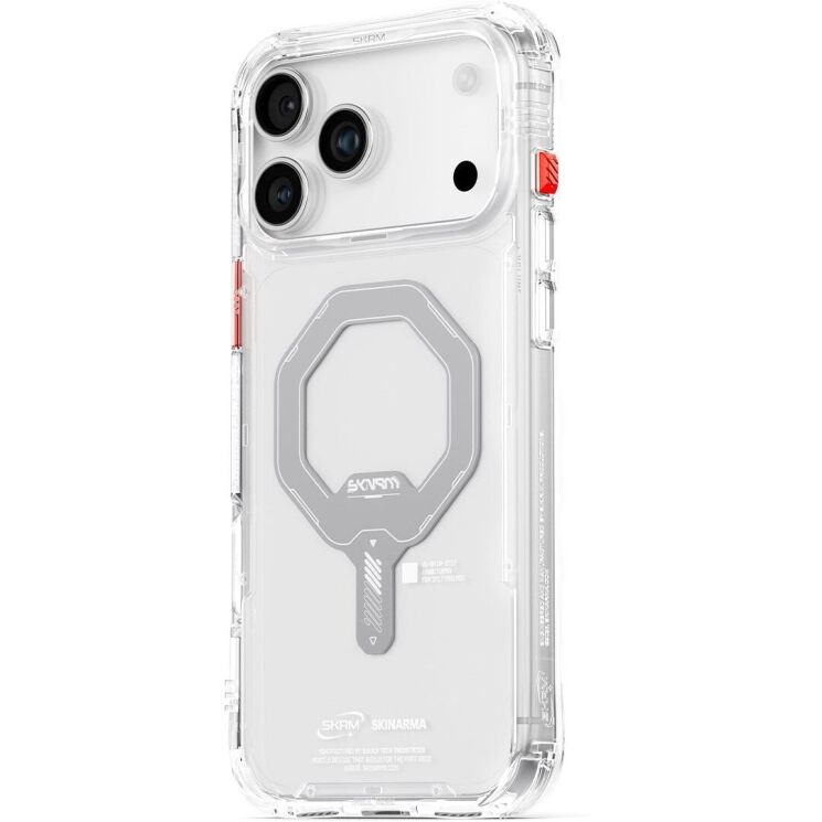 Защитный чехол SKINARMA SAIDO Mag-Charge для Apple iPhone 17 Pro - Clear: фото 2 из 5