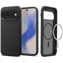Защитный чехол Spigen Liquid Air (MagFit) для Google Pixel 11 Pro XL (ACS11449) - Matte Black: фото 1 из 12