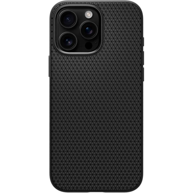 Защитный чехол Spigen Liquid Air T (MagFit) для iPhone 16 Pro (ACS09116) - Matte Black: фото 2 из 15