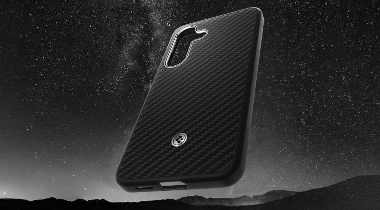 Захисний чохол Spigen (SGP) Enzo Aramid (MagFit) для Samsung Galaxy S25 (S931) ACS09121 / GP-FPS931PGABW - Black / Silver: фото 8 з 11