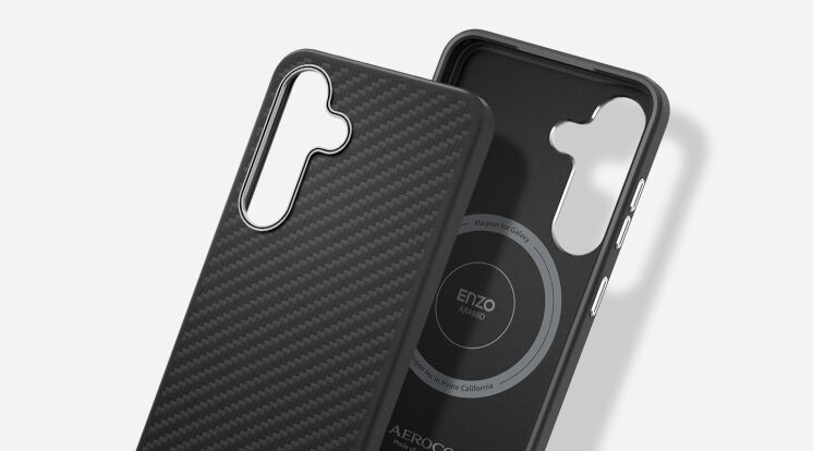 Захисний чохол Spigen (SGP) Enzo Aramid (MagFit) для Samsung Galaxy S25 (S931) ACS09121 / GP-FPS931PGABW - Black / Silver: фото 7 з 11