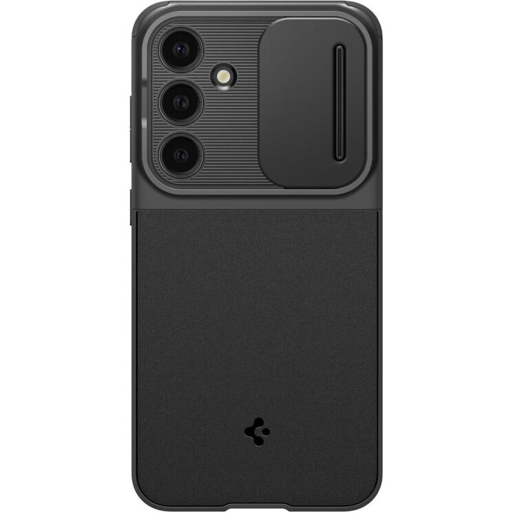 Защитный чехол Spigen (SGP) Optik Armor для Samsung Galaxy S24 FE (S721) - Black: фото 2 из 18