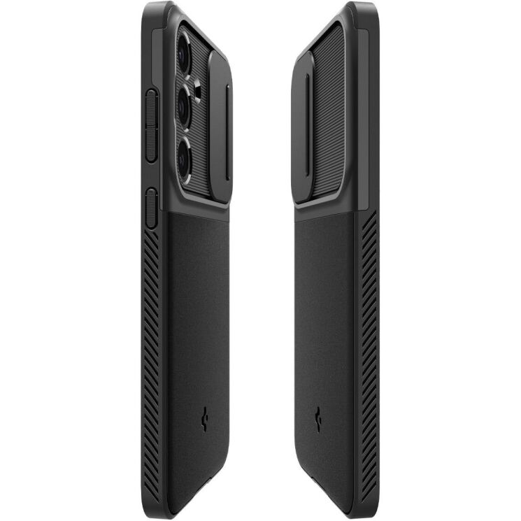 Защитный чехол Spigen (SGP) Optik Armor для Samsung Galaxy S24 FE (S721) - Black: фото 8 из 18