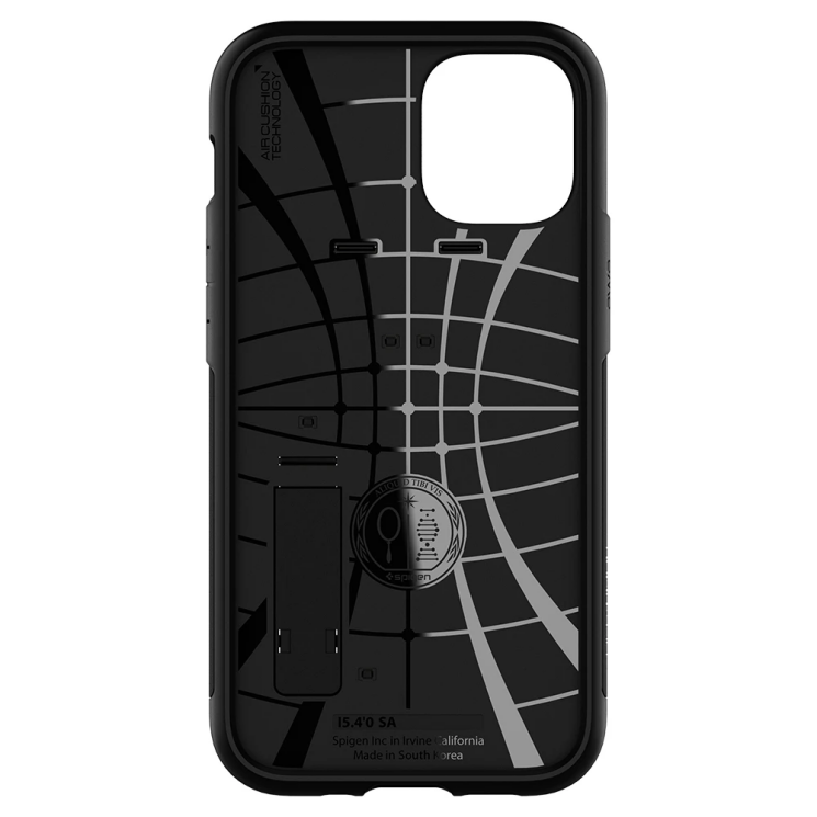 Защитный чехол Spigen (SGP) Slim Armor для Apple iPhone 12 mini - Black: фото 6 из 8
