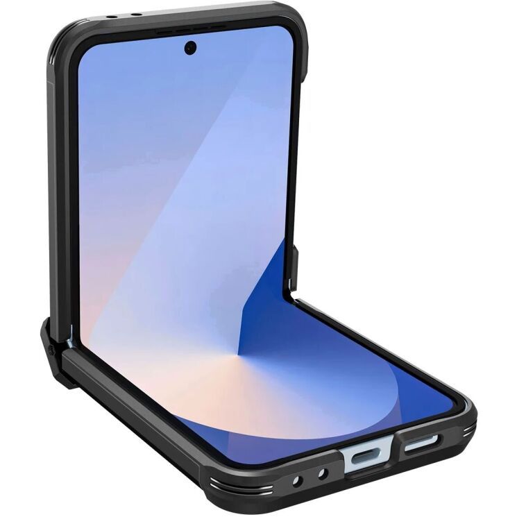 Защитный чехол Spigen (SGP) Tough Armor Pro (MagFit) для Samsung Galaxy Flip 6 / Flip 7 FE (ACS09807) - Black: фото 10 из 23